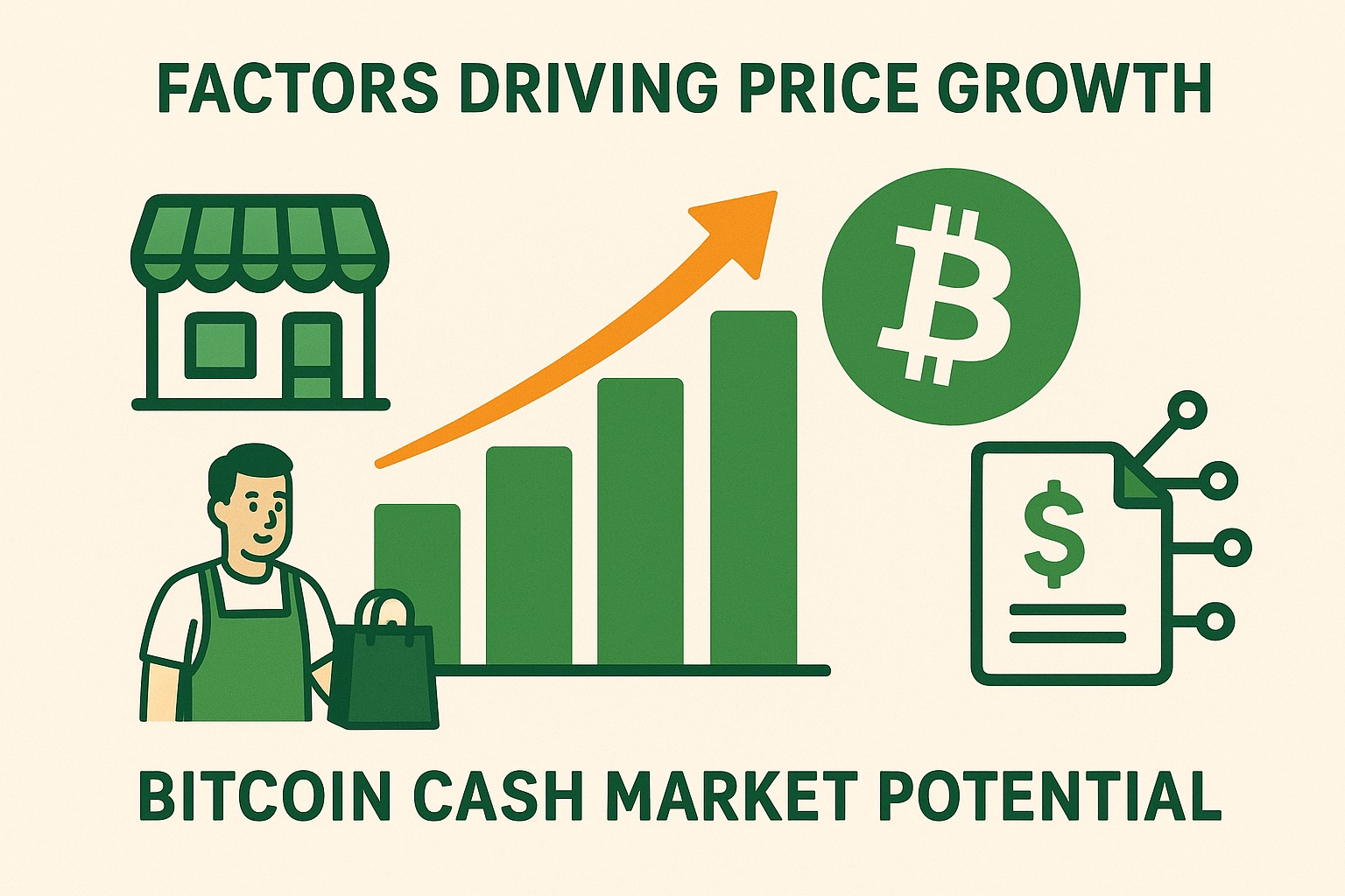 Bitcoin Cash market strength visualization
