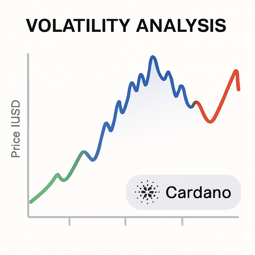 Cardano price trend visualization