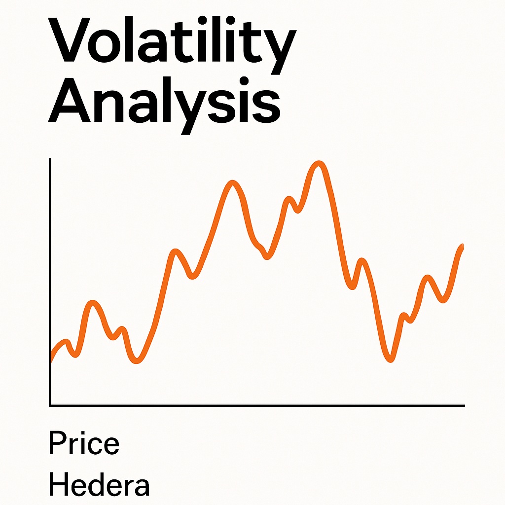 Hedera price trend visualization