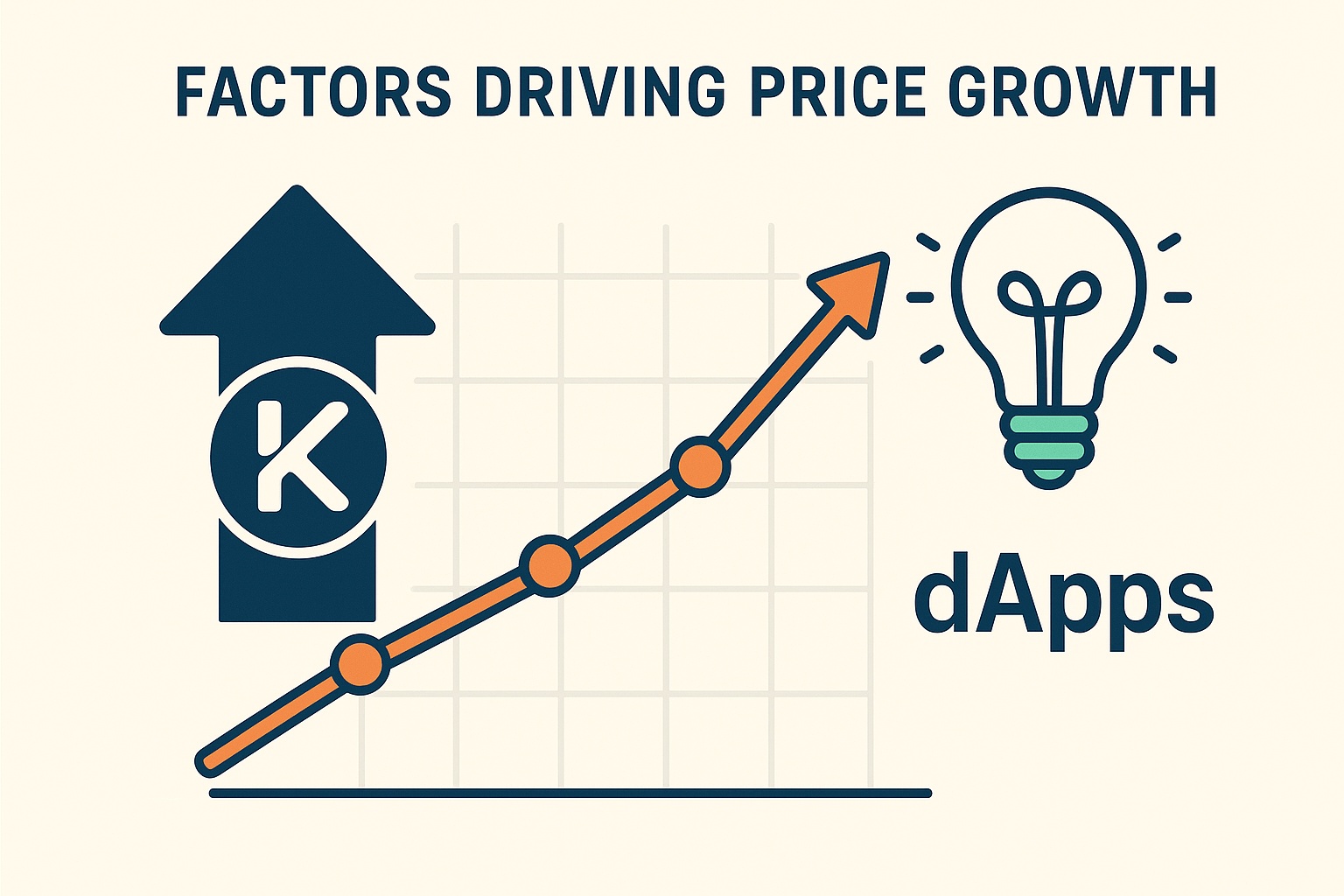 Kaspa market strength visualization