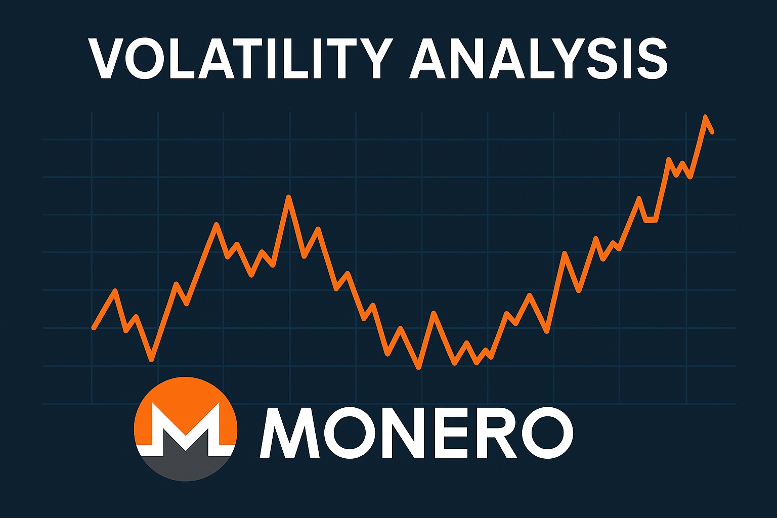 Monero price trend visualization
